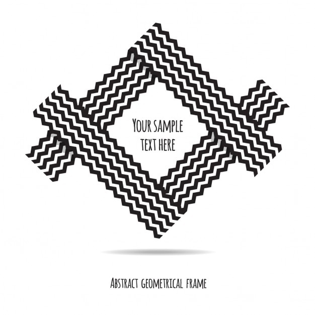 Free Vector abstract geometrical frame