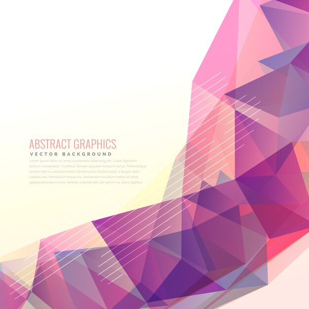 Abstract geometrical triangle background