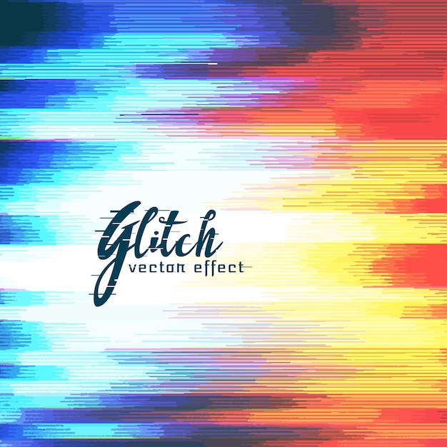 Abstract glitch distort effect