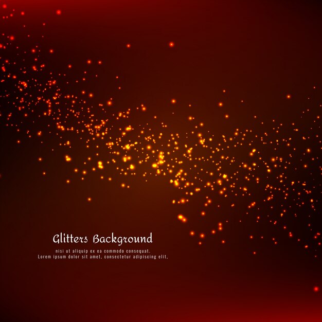 Abstract glowing glitters background