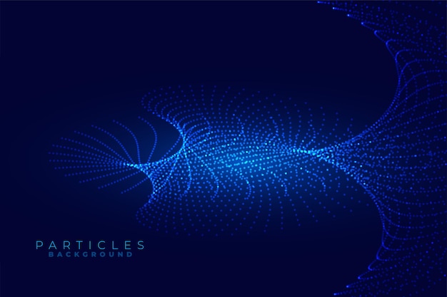 abstract and glowing particle template a futuristic composition of technology