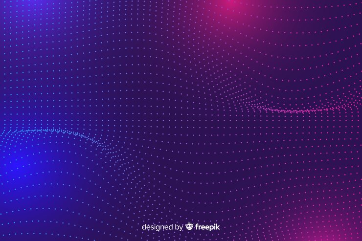 Free Vector abstract glowing particles shapes wallpaper