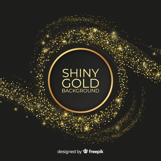 Free vector abstract golden background