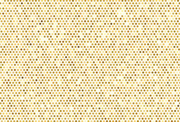 Abstract golden dotted pattern background