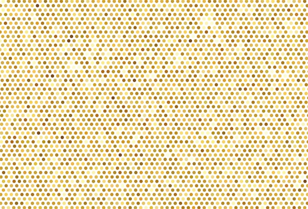 Abstract golden dotted pattern background