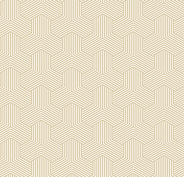 Abstract golden geometric pattern