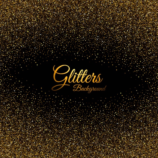 Free vector abstract golden glittering dust texture background