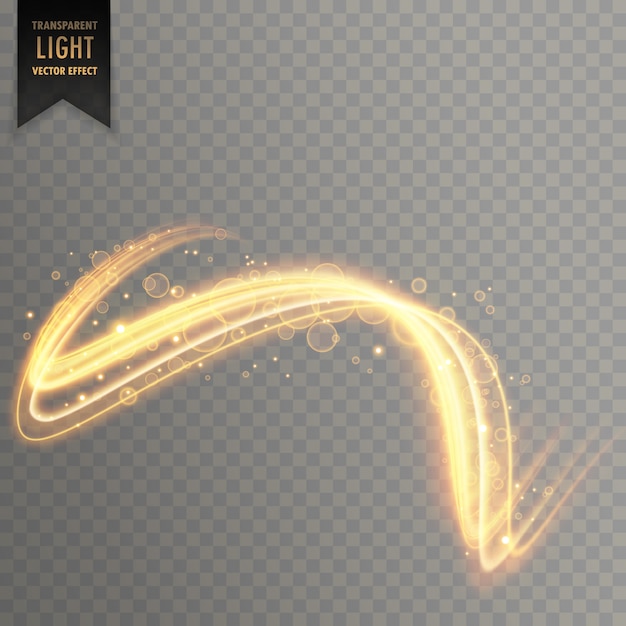 Free vector abstract golden light effect background