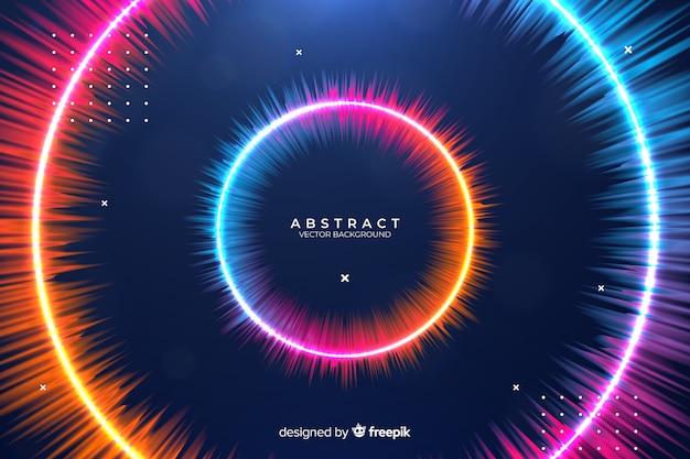 Abstract gradient circles background