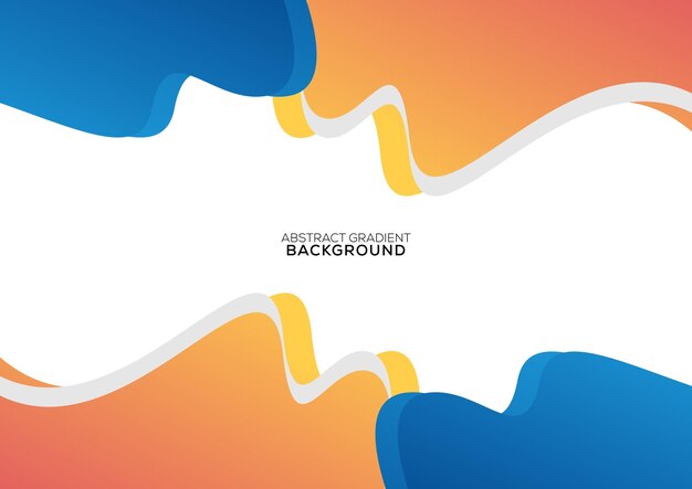 Free vector abstract gradient color background design