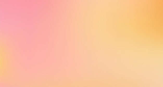 Abstract gradient coral orange panorama. horizontal vector sunset nature background.