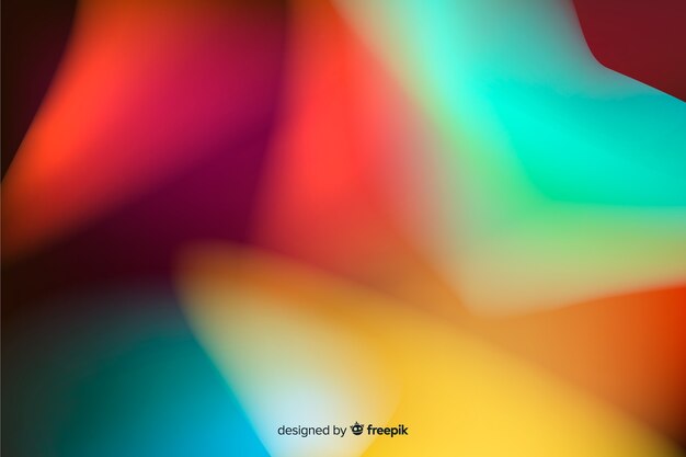 Abstract gradient shapes background