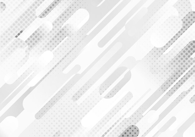 グレーと白のグラデーションの抽象的な背景 無料のベクター