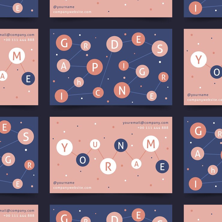 Free Vector abstract graphic designer business card template
