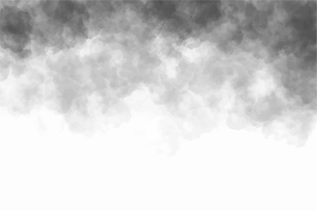 無料ベクター 抽象的な灰色の曇り水彩テクスチャ背景