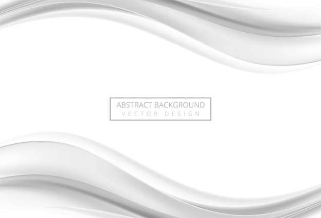 Abstract gray stylish wave background