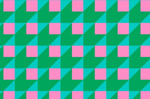 추상 녹색 배경, 분홍색 벡터의 기하학적 패턴