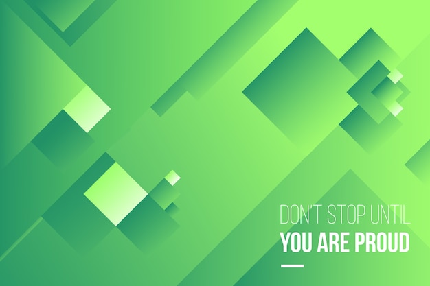 Free vector abstract green geometric background