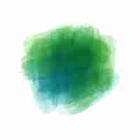 Free vector abstract green hand stroke watercolor background