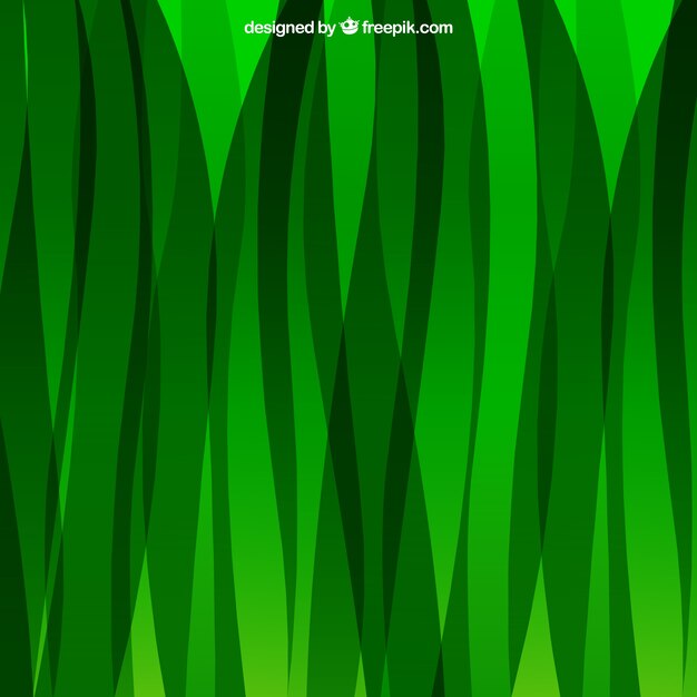 Бесплатное векторное изображение Абстрактный фон зелеными полосами