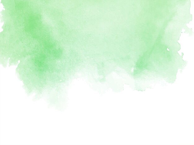 Abstract green watercolor background