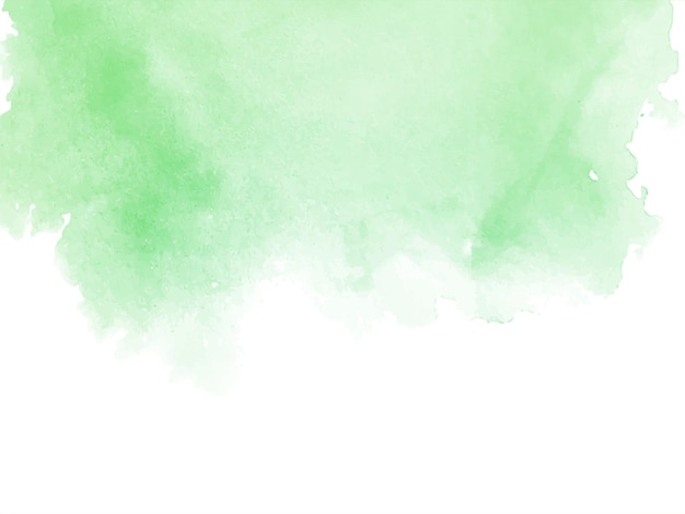 Абстрактный зеленый акварельный фон