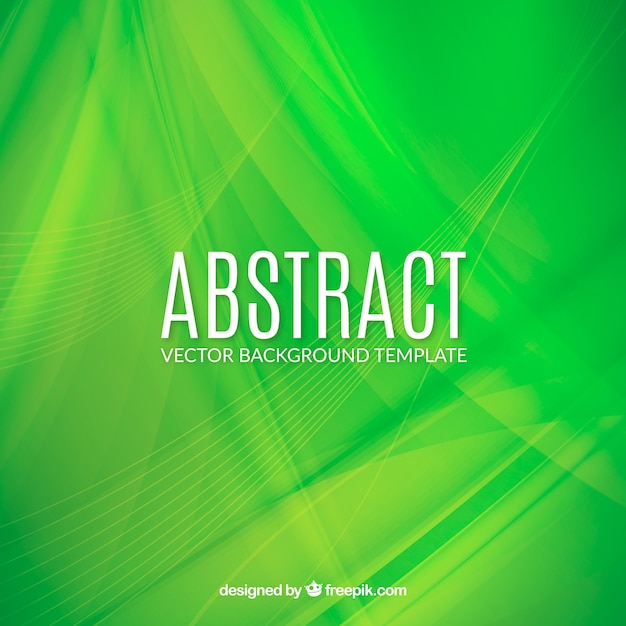 Free vector abstract green wavy background