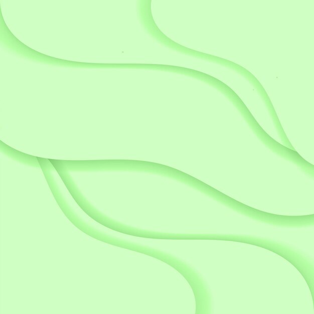 Abstract green wavy patterned background