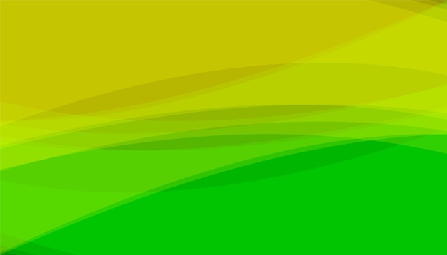 Vettore gratuito fondo verde e giallo astratto