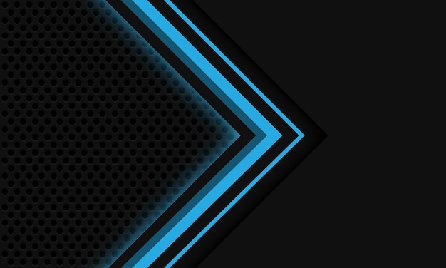 추상 회색 파란색 빛 화살표 원 메쉬 디자인 현대 럭셔리 미래 기술 배경