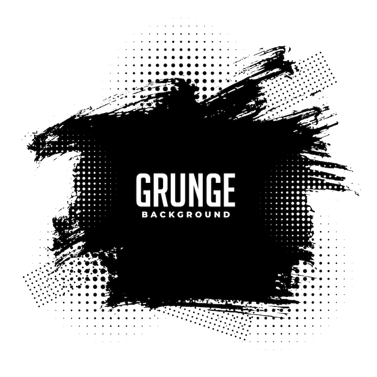 Free Vector abstract grunge halftone splatter texture background design