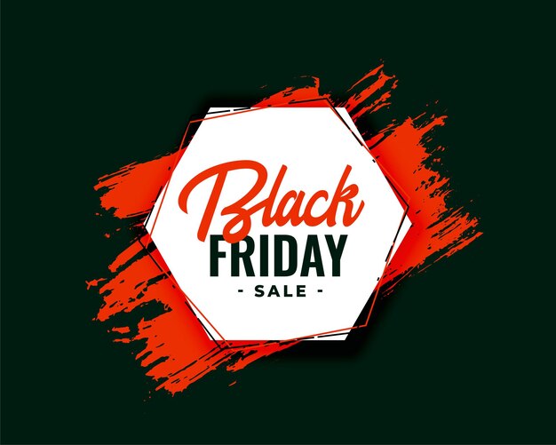 Abstract grunge style black friday sale background