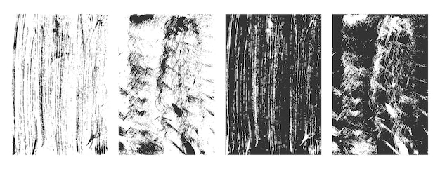 Набор абстрактных гранж текстуры overy фон