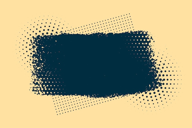 Free vector abstract grunge texture with halftone effect