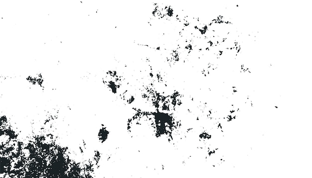 Abstract grungy texture background in black and white ink splatter