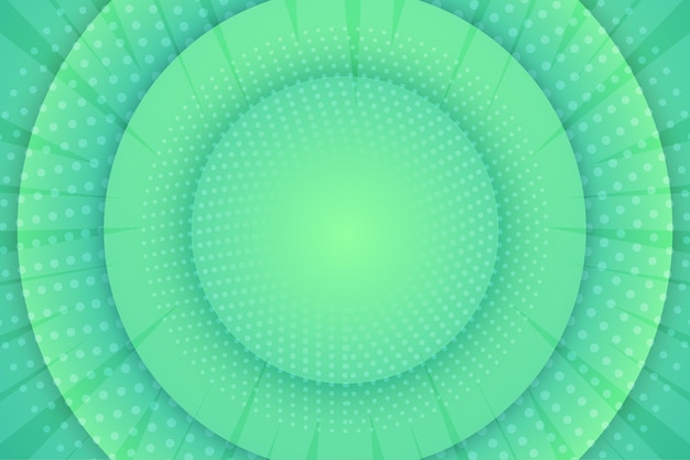 Абстрактный полутоновый фон круговой зеленый