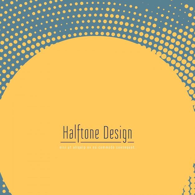 Free vector abstract halftone background design