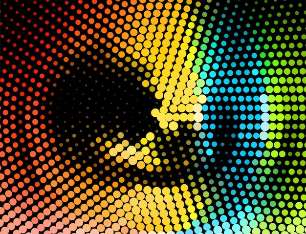 Abstract Halftone Background, Vector Illustration.