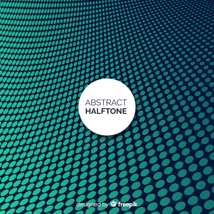 Free Vector abstract halftone background