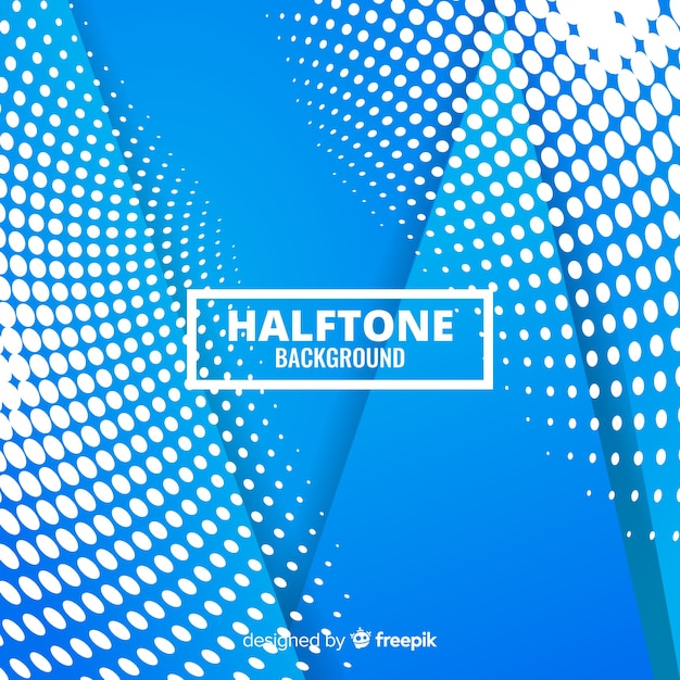 Free vector abstract halftone background