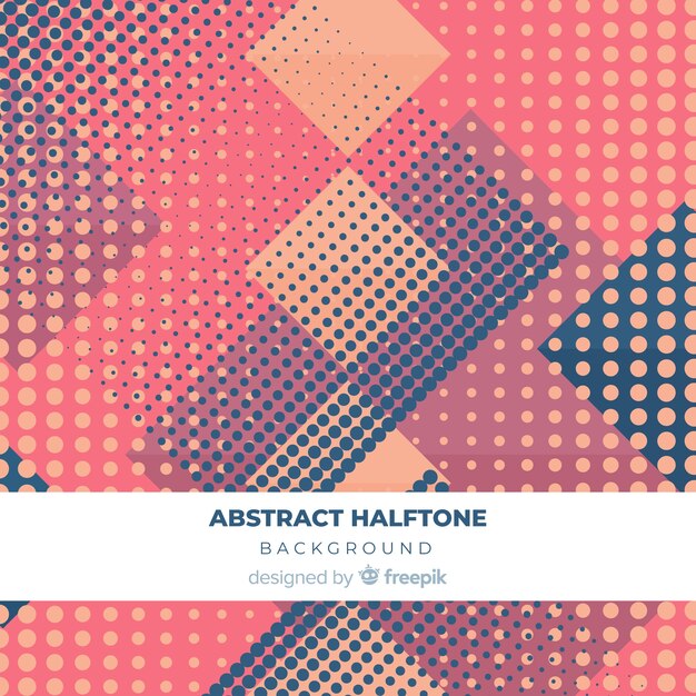 Abstract halftone background