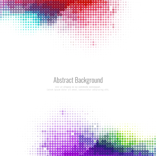 Abstract halftone colorful background