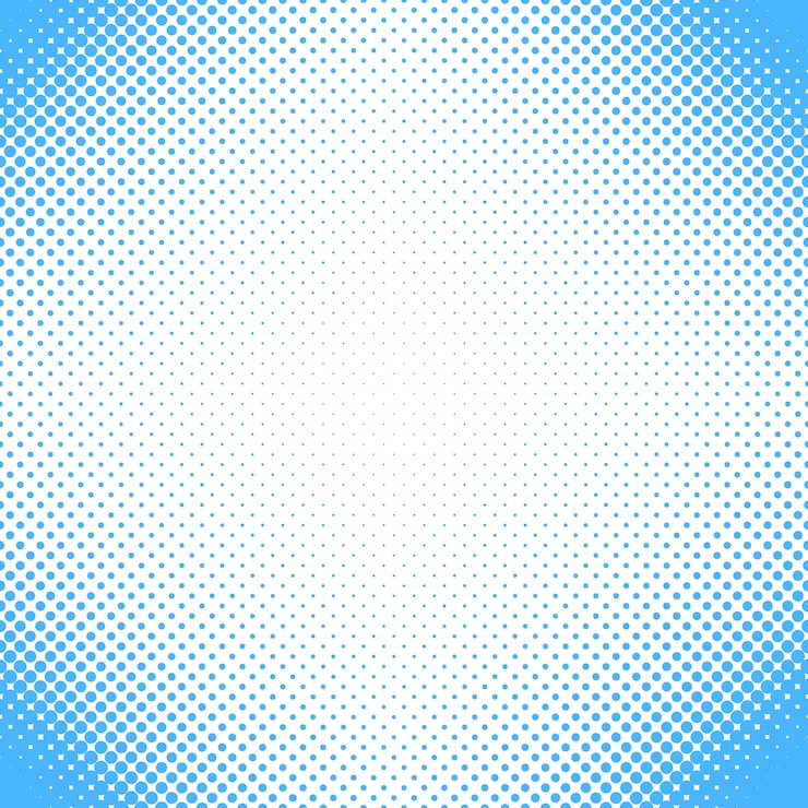 無料Vector 抽象的なハーフトーンドットパターンの背景 - さまざまなサイズの円からのベクトルデザイン