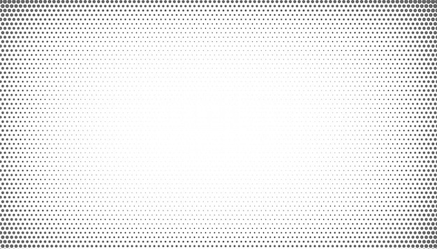 Abstract halftone with vignette effect style