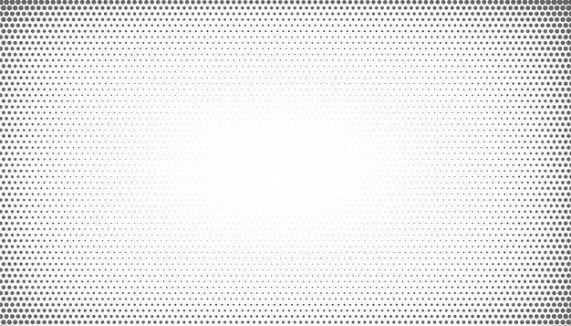 Abstract halftone with vignette effect style