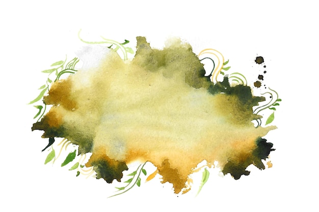 Free vector abstract hand painted watercolor texture background vector illustration