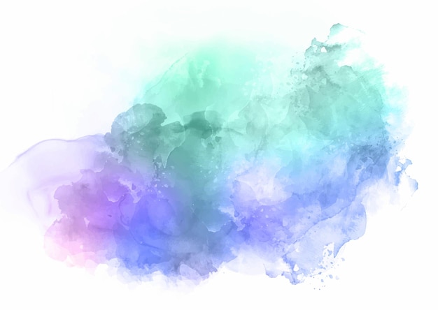 Abstract hand painted watercolour background design