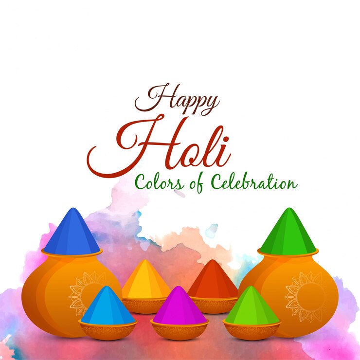 मुफ़्त वेक्टर abstract happy holi indian festival vector background