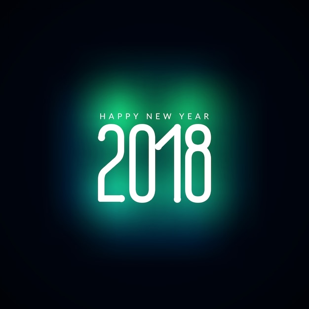 Abstract happy new year 2018 colorful background