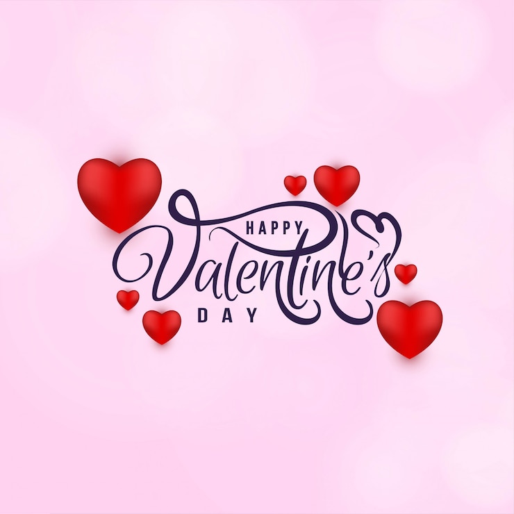 Free Vector abstract happy valentine's day love background